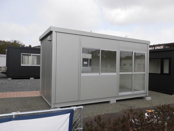 佐賀県鳥栖店/展示場の新棟ユニットハウス・プレハブ・コンテナハウス47MSL(3.02坪)の本体の外観