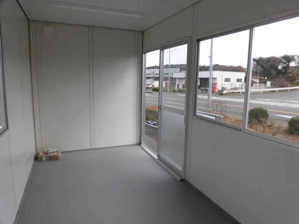 佐賀県鳥栖店/展示場の新棟ユニットハウス・プレハブ・コンテナハウス47MSL(3.02坪)の本体の内観