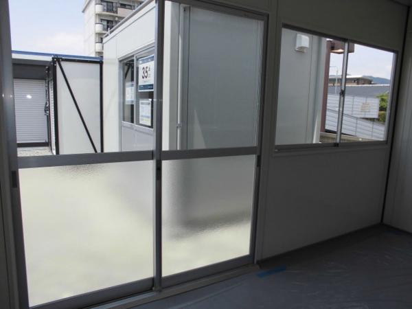 福岡県太宰府店/展示場の新棟ユニットハウス・プレハブ・コンテナハウス38MSL(2.43坪)の本体の内観