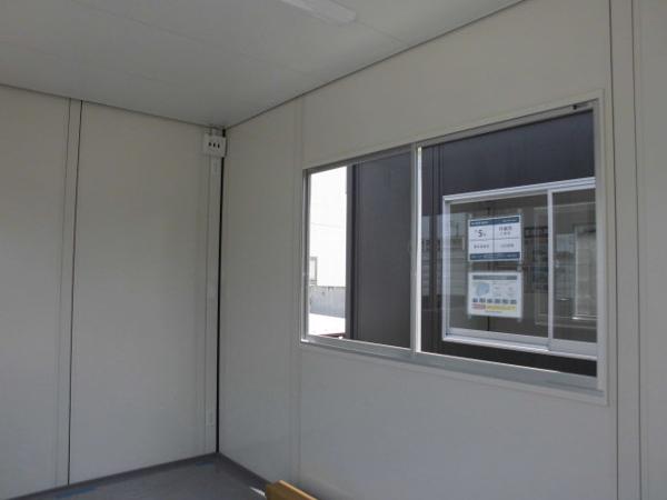福岡県太宰府店/展示場の新棟ユニットハウス・プレハブ・コンテナハウス38MSL(2.43坪)の本体の内観