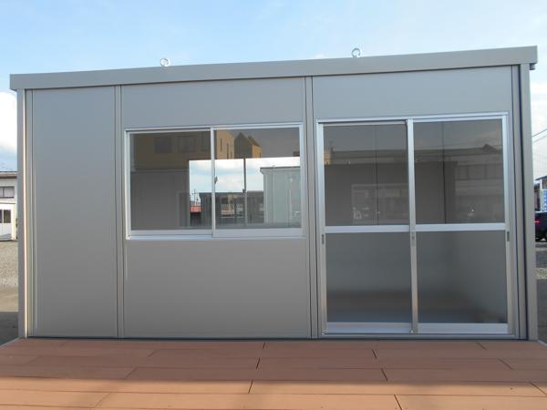 福島県福島店/展示場の新棟ユニットハウス・プレハブ・コンテナハウス47MSL(3.02坪)の本体の外観