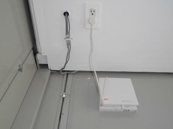 福岡県太宰府店/展示場の中古ユニットハウス・プレハブ・コンテナハウスCT-32J(2.18坪)の各設備の給気口