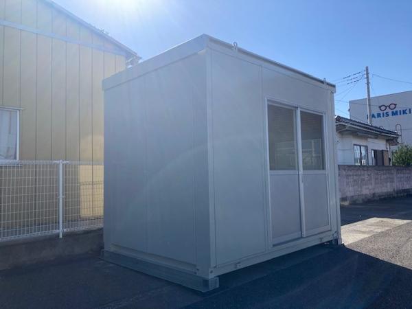 群馬県前橋店/展示場の中古ユニットハウス・プレハブ・コンテナハウスCT-32J(2.16坪)の本体の外観