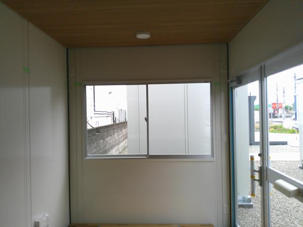 神奈川県小田原店/展示場の新棟ユニットハウス・プレハブ・コンテナハウス47MSL(3.02坪)の本体の内観