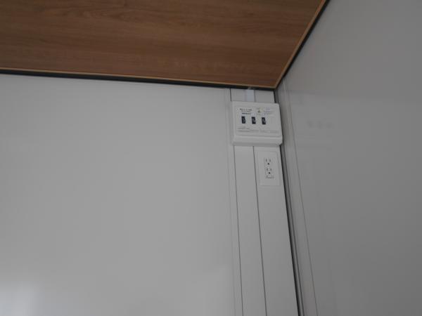 福島県須賀川店/展示場の新棟ユニットハウス・プレハブ・コンテナハウス47MSL(3.02坪)の各設備の分電盤