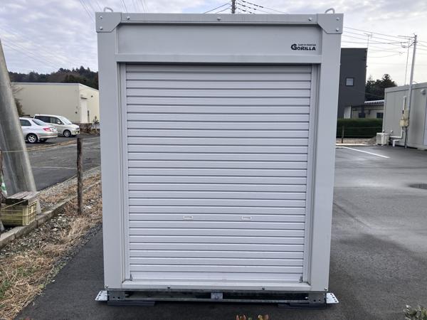 栃木県矢板店/展示場の新棟ユニットハウス・プレハブ・コンテナハウスGORILLA(0.94坪)の本体の外観