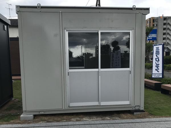 熊本県熊本出張所/熊本菊陽総合展示場の中古ユニットハウス・プレハブ・コンテナハウスCT-32J(2.16坪)の本体の外観
