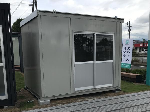 熊本県熊本出張所/熊本菊陽総合展示場の中古ユニットハウス・プレハブ・コンテナハウスCT-32J(2.16坪)の本体の外観