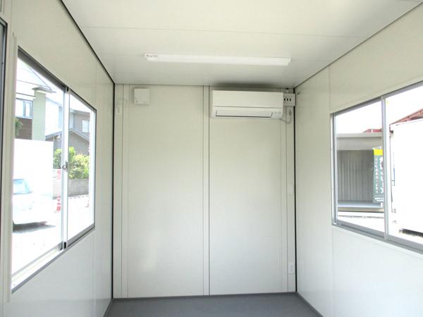 京都府亀岡店/展示場の新棟ユニットハウス・プレハブ・コンテナハウス47MSL(3.02坪)の本体の内観