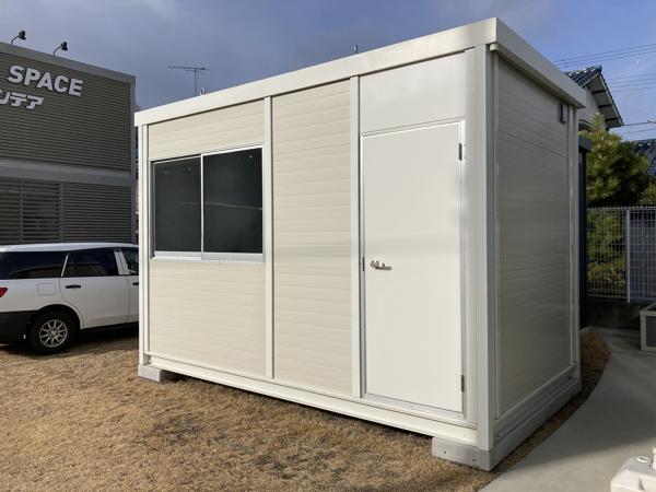 兵庫県相生店/展示場の新棟ユニットハウス・プレハブ・コンテナハウス3MSD(2.40坪)の本体の外観