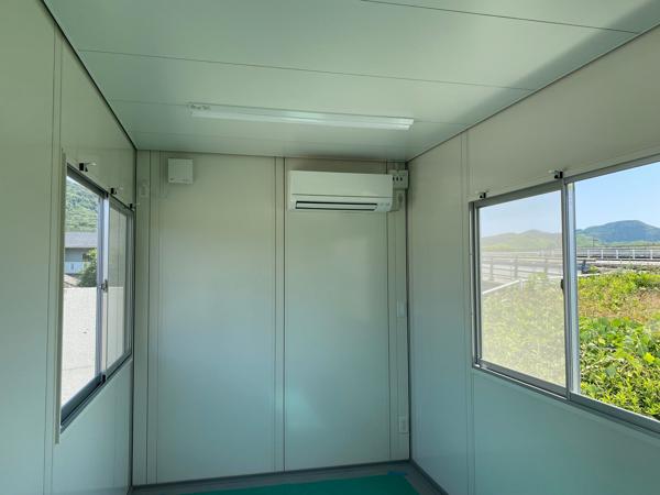 福岡県宗像店/展示場の新棟ユニットハウス・プレハブ・コンテナハウス47MSL(3.02坪)の本体の内観