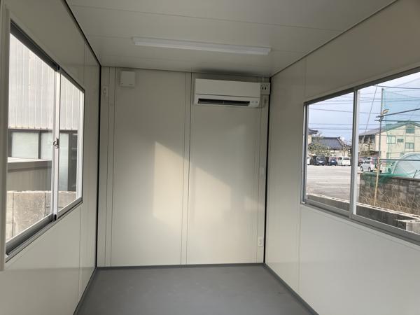 富山県高岡店/展示場の新棟ユニットハウス・プレハブ・コンテナハウス47MSL(1.84坪)の本体の内観