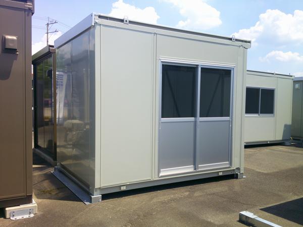 京都府木津川店/展示場の中古ユニットハウス・プレハブ・コンテナハウスCT-32J(2.16坪)の本体の外観