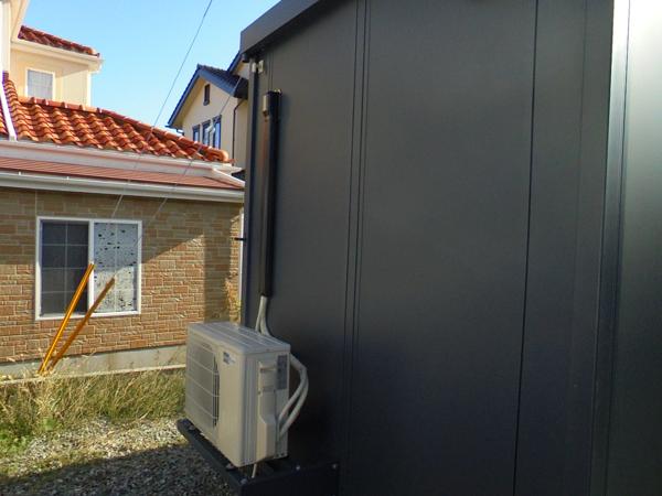 鳥取県米子店/展示場の新棟ユニットハウス・プレハブ・コンテナハウス47MSL(3.02坪)の本体の外観