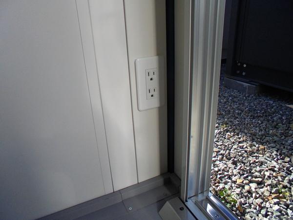 鳥取県米子店/展示場の新棟ユニットハウス・プレハブ・コンテナハウス47MSL(3.02坪)の各設備のコンセント