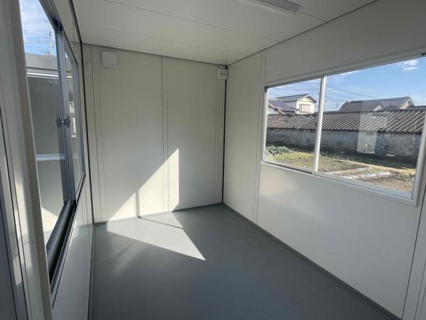 福岡県朝倉店/展示場の新棟ユニットハウス・プレハブ・コンテナハウス38MSL(2.43坪)の本体の内観