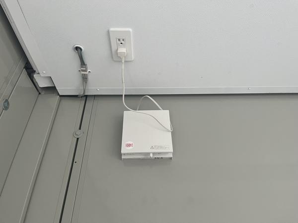 山梨県笛吹一宮店/展示場の中古ユニットハウス・プレハブ・コンテナハウスCT-32J(2.16坪)の各設備の給気口