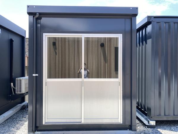 石川県穴水店/展示場の中古ユニットハウス・プレハブ・コンテナハウス波板付き CT-32J(2.16坪)の本体の外観