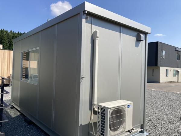 石川県穴水店/展示場の新棟ユニットハウス・プレハブ・コンテナハウス47MSL(3.02坪)の本体の外観