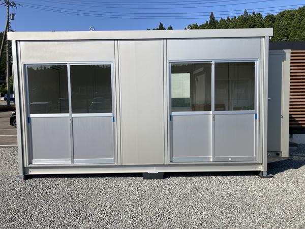 石川県穴水店/展示場の新棟ユニットハウス・プレハブ・コンテナハウス47MSL(3.02坪)の本体の外観