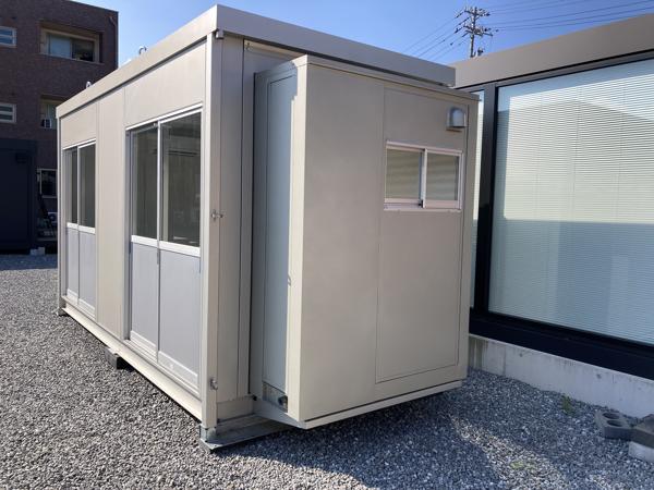 石川県穴水店/展示場の新棟ユニットハウス・プレハブ・コンテナハウス47MSL(3.02坪)の本体の外観