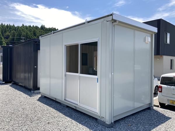 石川県穴水店/展示場の中古ユニットハウス・プレハブ・コンテナハウスCT-41J(2.83坪)の本体の外観
