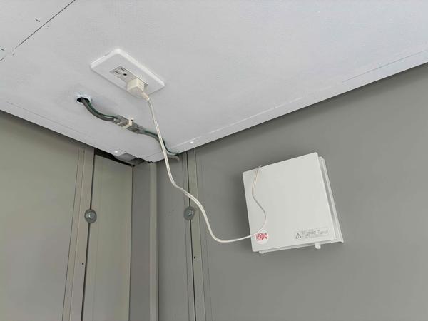福岡県朝倉店/展示場の中古ユニットハウス・プレハブ・コンテナハウスCT-32J(2.16坪)の各設備の換気扇