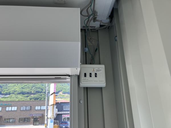 広島県広島八木店/展示場の中古ユニットハウス・プレハブ・コンテナハウスCT-32J(2.16坪)の各設備の分電盤