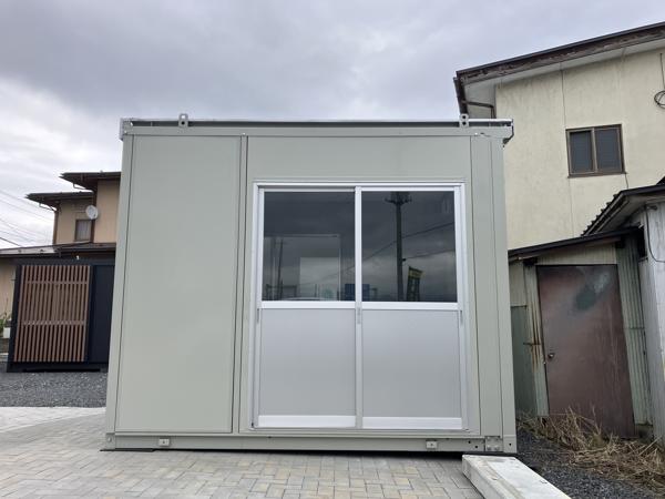 山形県山形出張所/総合展示場の中古ユニットハウス・プレハブ・コンテナハウスCT-32J(2.16坪)の本体の外観