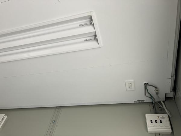 山形県山形出張所/総合展示場の中古ユニットハウス・プレハブ・コンテナハウスCT-32J(2.16坪)の各設備の分電盤