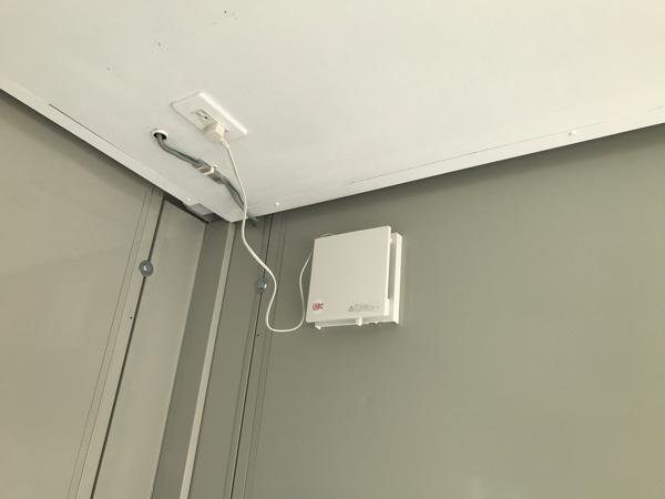 熊本県熊本出張所/熊本菊陽総合展示場の中古ユニットハウス・プレハブ・コンテナハウスCT-32J(2.16坪)の各設備の換気扇
