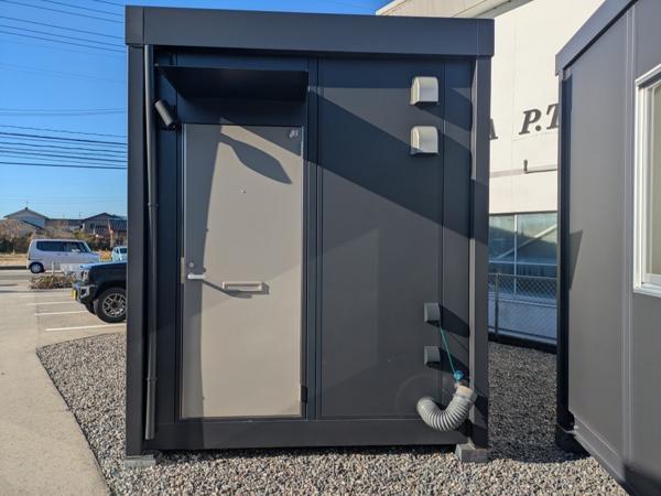 石川県七尾店/展示場の新棟ユニットハウス・プレハブ・コンテナハウス57MS1(3.81坪)の本体の外観