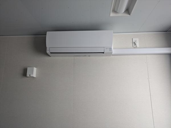 石川県七尾店/展示場の新棟ユニットハウス・プレハブ・コンテナハウス57MS1(3.81坪)の各設備のエアコン