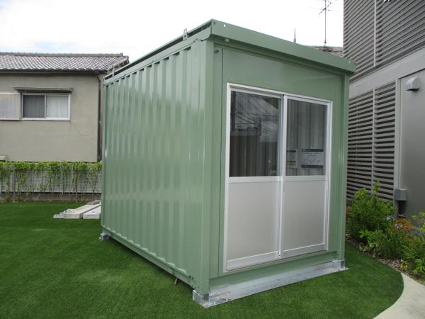 奈良県奈良店/展示場の中古ユニットハウス・プレハブ・コンテナハウスCT-32J(2.16坪)の本体の外観