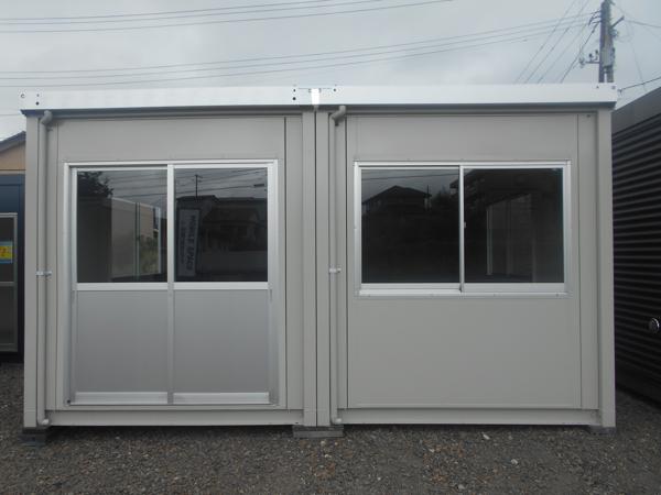 福島県須賀川店/展示場の中古ユニットハウス・プレハブ・コンテナハウスCT-54J(7.78坪)の本体の外観