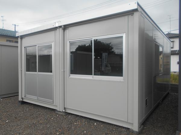 福島県須賀川店/展示場の中古ユニットハウス・プレハブ・コンテナハウスCT-54J(7.78坪)の本体の外観