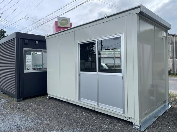 栃木県鹿沼店/展示場の中古ユニットハウス・プレハブ・コンテナハウスCT-41J(2.83坪)の本体の外観