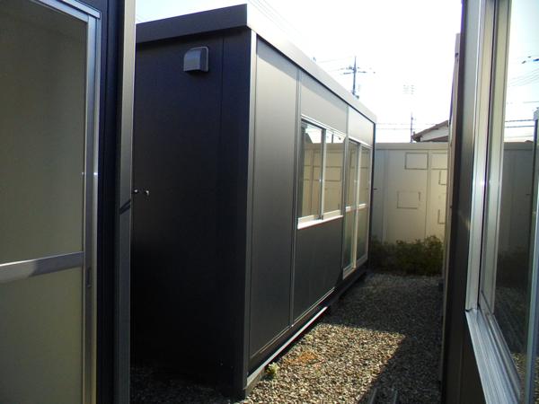 鳥取県米子店/展示場の新棟ユニットハウス・プレハブ・コンテナハウス47MSL(3.02坪)の本体の外観