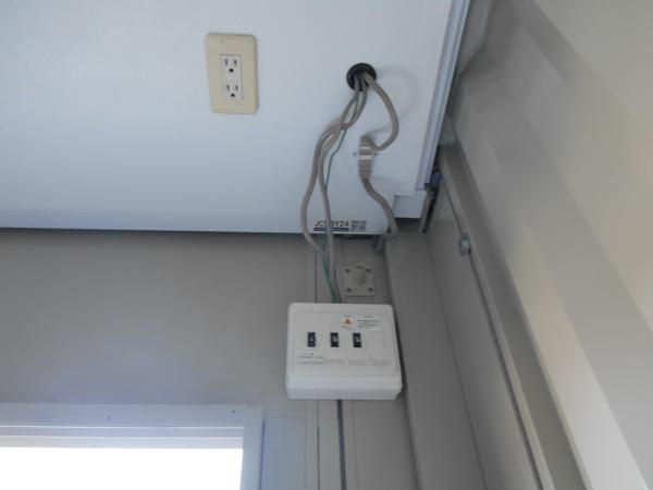 島根県出雲店/展示場の中古ユニットハウス・プレハブ・コンテナハウスCT-32JG(2.16坪)の各設備の分電盤