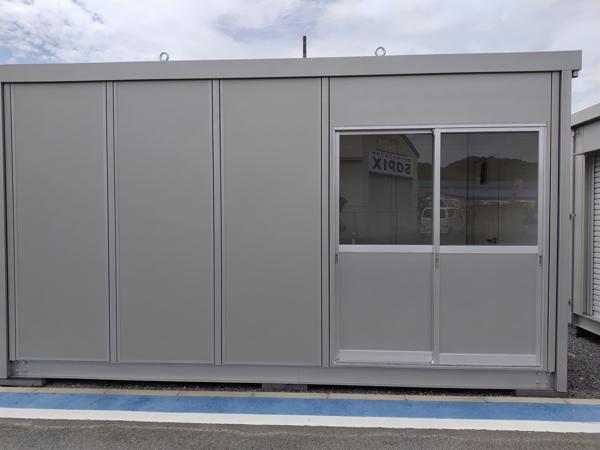 岡山県東岡山店/展示場の新棟ユニットハウス・プレハブ・コンテナハウス47MSL(3.02坪)の本体の外観