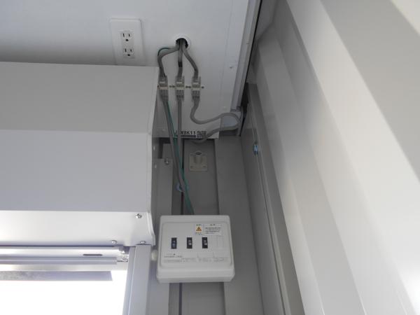 島根県出雲店/展示場の中古ユニットハウス・プレハブ・コンテナハウスCT-41JG(2.83坪)の各設備の分電盤