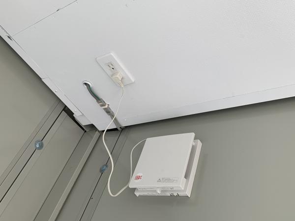 栃木県矢板店/展示場の中古ユニットハウス・プレハブ・コンテナハウスCT-32J(2.16坪)の各設備の換気扇