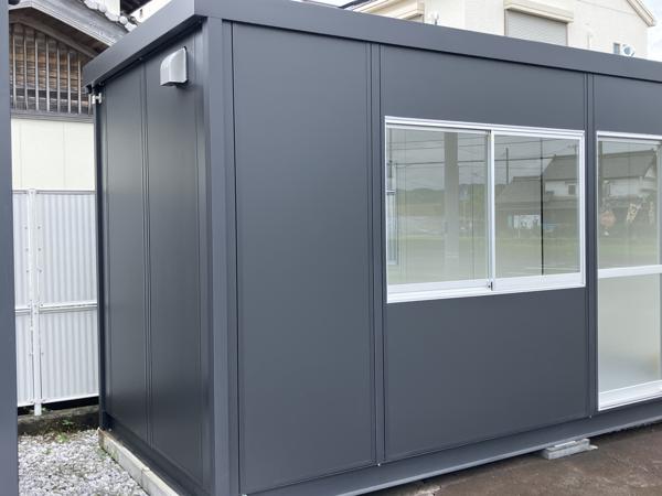 高知県土佐店/展示場の新棟ユニットハウス・プレハブ・コンテナハウス47MSL(3.02坪)の本体の外観