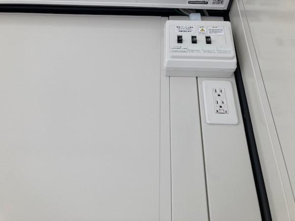群馬県前橋店/展示場の新棟ユニットハウス・プレハブ・コンテナハウス47MSL(3.02坪)の各設備のコンセント
