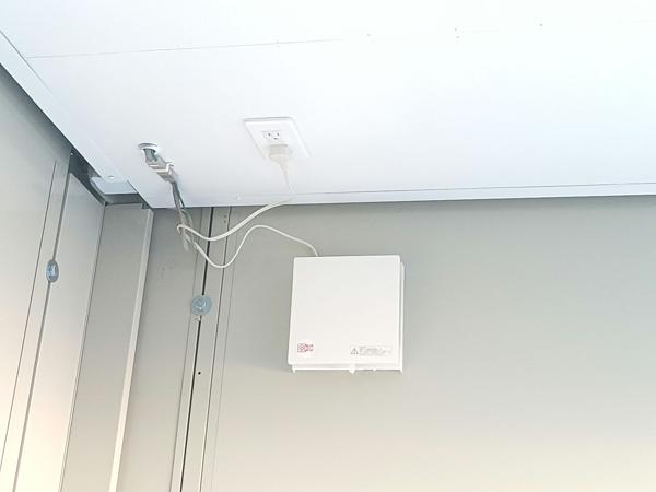 山梨県山梨出張所/総合展示場の中古ユニットハウス・プレハブ・コンテナハウスCT-41J(2.83坪)の各設備の換気扇