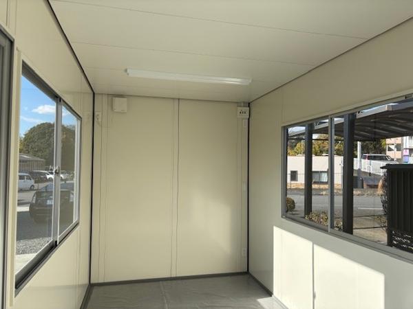 静岡県富士宮店/展示場の新棟ユニットハウス・プレハブ・コンテナハウス47MSL(3.02坪)の本体の内観