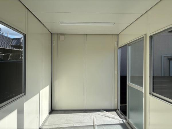 静岡県富士宮店/展示場の新棟ユニットハウス・プレハブ・コンテナハウス47MSL(3.02坪)の本体の内観