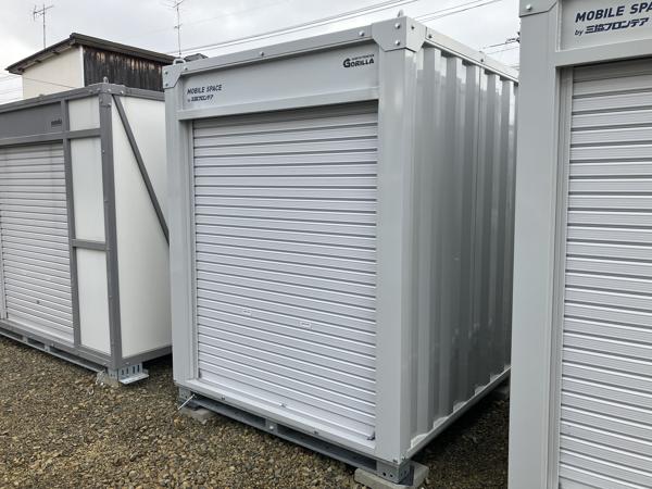 山口県下関店/展示場の新棟ユニットハウス・プレハブ・コンテナハウスGORILLA(0.94坪)の本体の外観