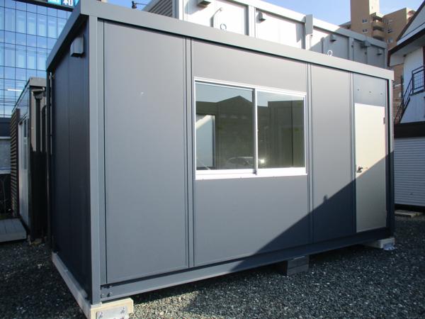 福岡県久留米店/展示場の新棟ユニットハウス・プレハブ・コンテナハウス47MSL(3.02坪)の本体の外観