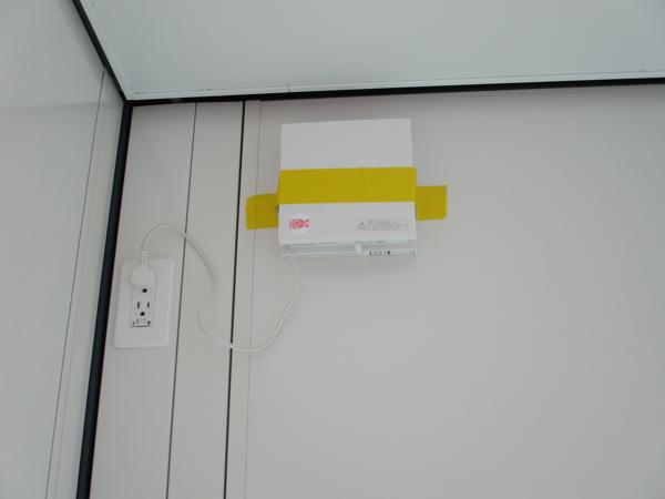 福岡県久留米店/展示場の新棟ユニットハウス・プレハブ・コンテナハウス47MSL(3.02坪)の各設備の換気扇